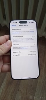 iPhone 16 Pro 128 GB čierny titán - 9