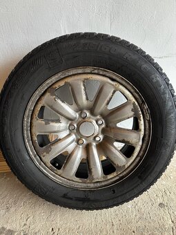 Predám plechové disky 5x112 + Zimné pneu 215/60R16 - 9