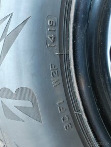 Predám Zimné plechové disky 215/60 R16 BRIDGESTONE - 9