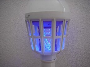 15W LED žiarovka s UV lapačom hmyzu, E27 - 9