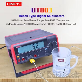 Stolový multimeter Uni-T UT803 3 ⅚ digi Podsv True RMS - 9