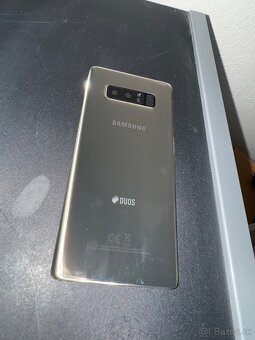 Zadne sklá Samsung Galaxy Note 8 zlatá farba - 9