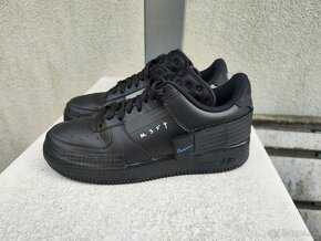 NIKE AIR FORCE 1-TYPE - Originál N.354, Black Platinum Blue - 9