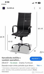 Kancelárske kreslo na kolieskach - 9