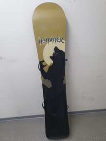 Predám komplet snowboard hammer 155cm - 9