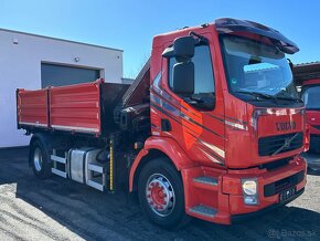 VOLVO FL240 rv.2010 SKLÁPAČ S3 + HYDRAULICKÁ RUKA HIAB 105-2 - 9