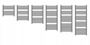Kúpeľňový radiátor, rôzne farby|rozmery - 9