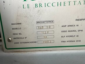 Briketovací lis PRODECO E60 ECO - záruka - servis - 9