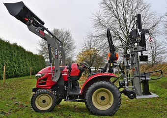 Štiepačka za traktor + elektromotor JANSEN TS-30K - 30 ton - - 9