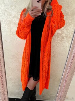 Damsky Cardigan neo orange - 9