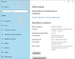 Predám 15,6" notebook Asus N53SV - windows 10. - 9