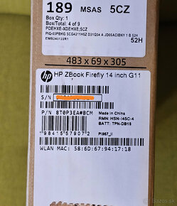 HP ZBook Firefly 14 G11-Intel 165H-64GB RAM-2TB SSD-RTX A500 - 9