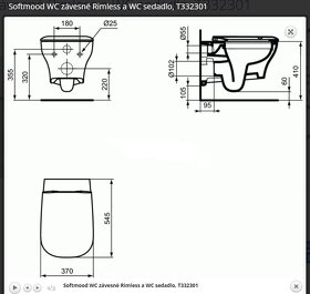 Podomietkový modul, WC závesné Rimless a WC sedadlo - 9