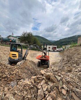 Výkopové práce,štrky-piesky,Autodoprava s hydraulickou rukou - 9