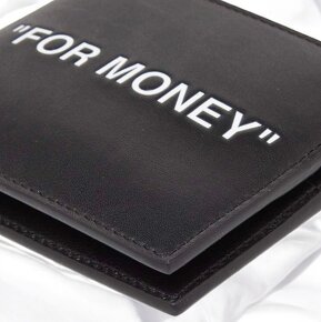 Off-White™ "FOR MONEY" Limitovaná Peňaženka - 9