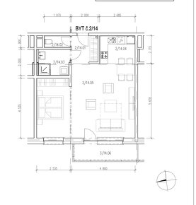 NA PREDJA - 2 IZBOVÝ BYT - apartman č.14 STUPAVA, Jána Ondru - 9