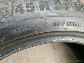 285/45r21 zimné 4 ks CONTINENTAL dezén 7-6,6 mm - 9