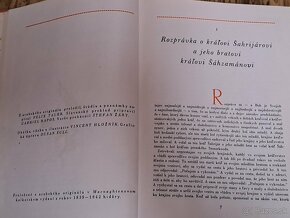 1. vydání, Príbehy z Tisíc a jednej noci, 1958,  SVKL - 9