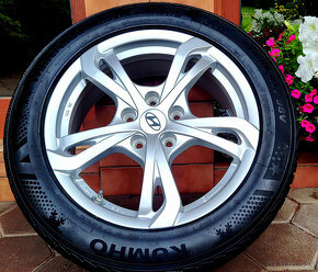 alu R17 5x114,3 senzory, zimné 215/55, orig. Hyundai KONA - 9