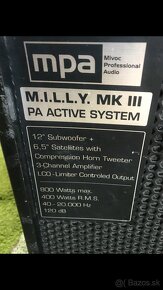 Subwoofer M.I.L.L.Y. III PA AKTIVNY system  12 Subwoofer - 9