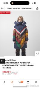 Tommy Hilfiger x Pendleton unisex zimny kabat - 9