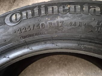 225/50 r17 zimné 4 ks CONTINENTAL dezén 7,3-6,1 mm - 9