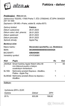 Predám Apple watch Ultra 1 (výborný stav) - 9