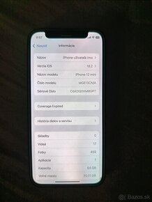 Predám iPhone 12 mini 64gb modrý. - 9