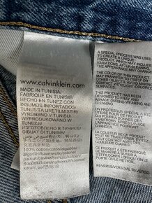 Pánske,kvalitné džínsy, skinny Calvin KLEIN - 31/34 - 9