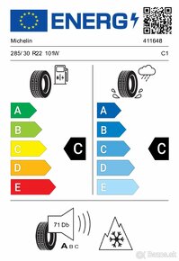 Zimne pneumatiky Michelin Pilot Alpin 5 285/30 R22 - 9