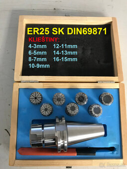 Predám klieštinové sady ER25, ER32, ER40 - 9