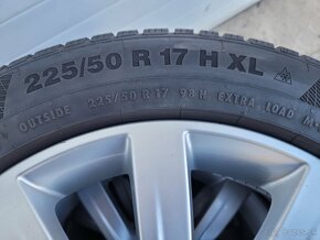 Alu disky wv 5x112 r17 zimná sada - 9