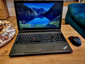 Výkonné LENOVO T540 - 15.6" - W10 - SSD - i5 - 16GB RAM - 9