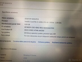 Notebook 15,6" Asus. Intel i5-5200U 2x2.20GHz.8gb ram.500SSD - 9