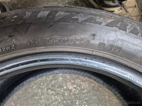 225/50 r17 zimné 4 ks BRIDGESTONE dezén 6,8 - 5,8 mm - 9