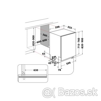 Vstavaná umývačka riadu WH8IPB14AM6L0 - 9