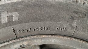 Pneumatiky 205/55/R16 pre Volkswagen passat B7 - 9