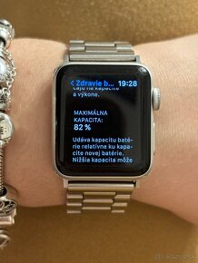 Apple watch 3 generácia 38mm silver - iba SMS a email - 9