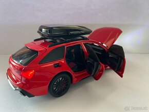 Audi RS6 Avant 1:24 cervena metaliza - 9