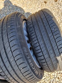 5x120 R17 orig. BMW + 205/55 R17 Michelin letné - 9