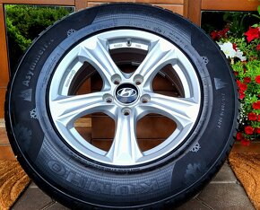 alu R16 5x114,3 orig. Hyundai + Kia, senzory, zimné 215/70 - 9