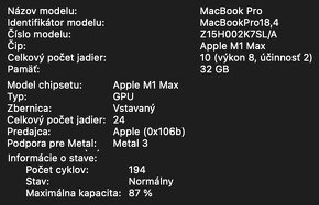 Macbook Pro M1 MAX 32GB RAM 1TB SSD - 9