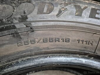 255/65 r18 zimné 4 ks GOODYEAR dezén 8,8-8,5 mm DOT2022 - 9