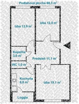 TUreality ponúka pekný 3i byt v Petržalke, Furdekova ul.... - 9