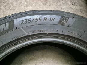 235/55r18 zimné 4 ks MICHELIN dezén 7,8-6,5 mm DOT2022 - 9