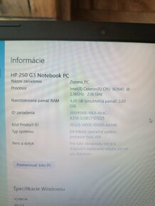 Notebook HP 250 - 9