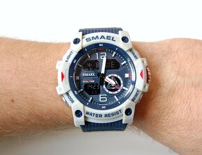 SMAEL 8007 Dual-Time - pánske vodotesné športové hodinky - 9