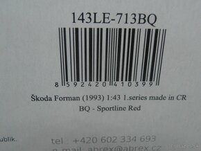 Škoda Forman 1/43 - 9