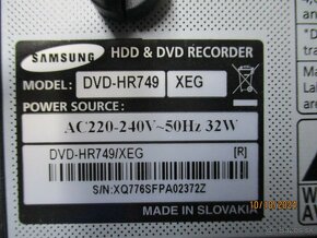 SAMSUNG HDD-DVD recorder DVD-HR749 - 9