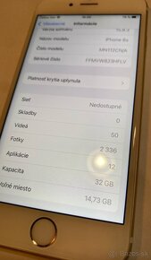 iPhone 6s Gold - ako nový - 9